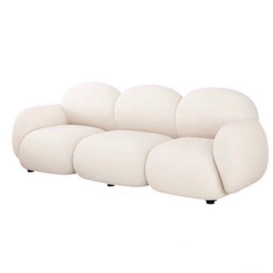 ROVIERO Boucle Fabric Sofa