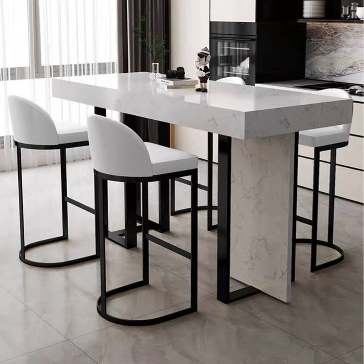 AJEYA Modern Sintered Stone Bar Table