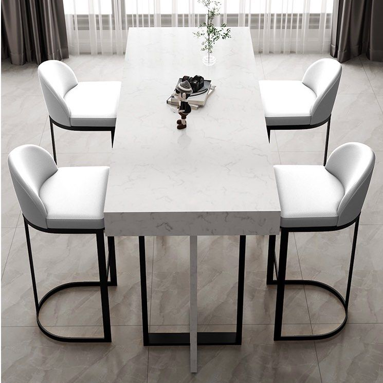 AJEYA Modern Sintered Stone Bar Table