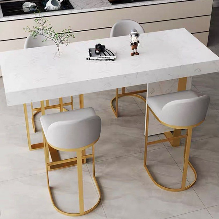 AJEYA Modern Sintered Stone Bar Table