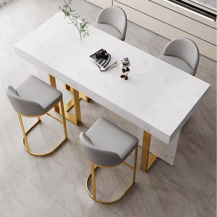 AJEYA Modern Sintered Stone Bar Table
