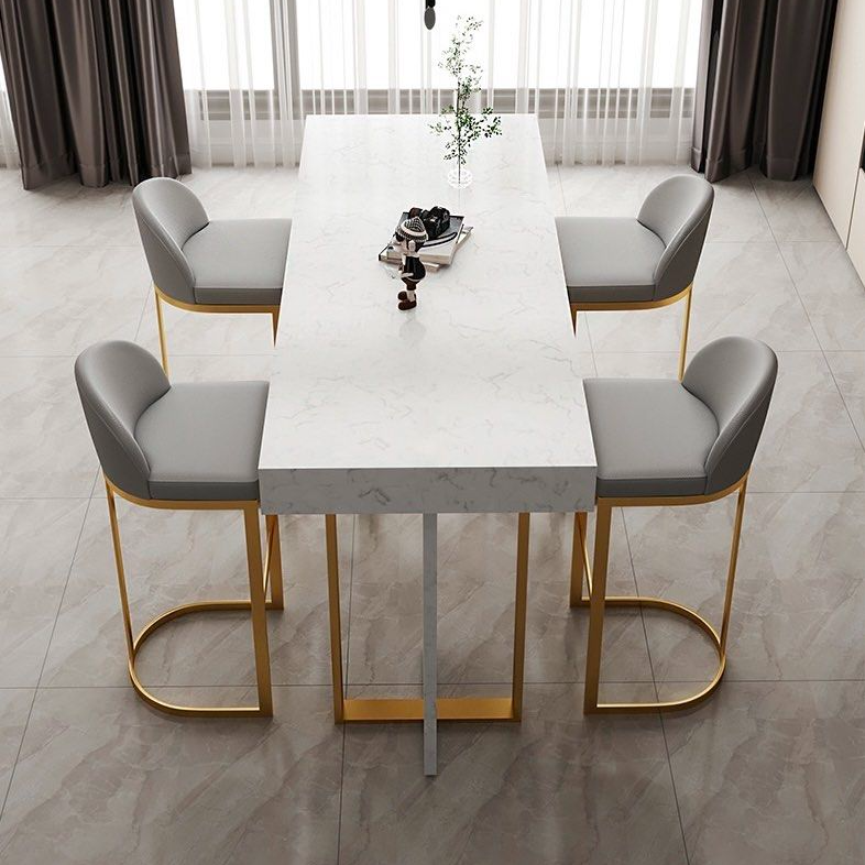 AJEYA Modern Sintered Stone Bar Table