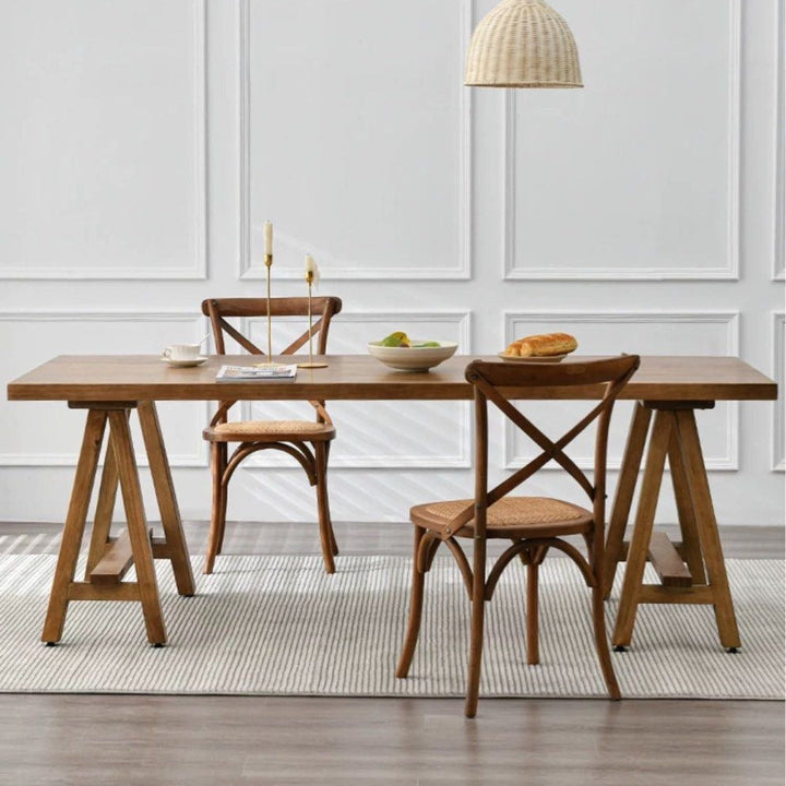 Radical Rustic ESTRADA Rustic Solid Wood Dining Table – Radical Homes