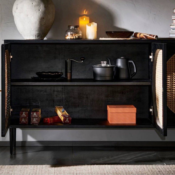 AUZO Modern Solid Wood Sideboard