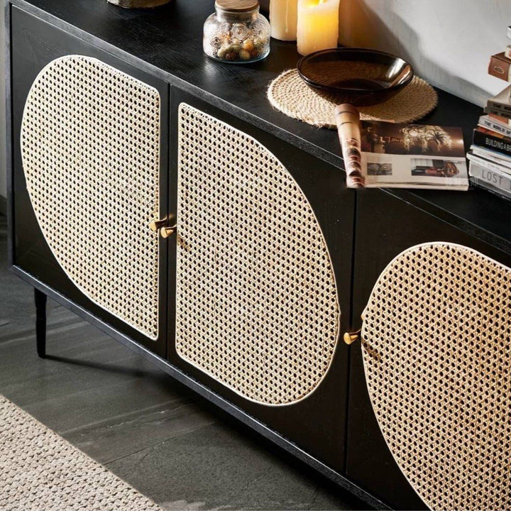 AUZO Modern Solid Wood Sideboard