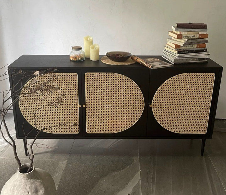 AUZO Modern Solid Wood Sideboard