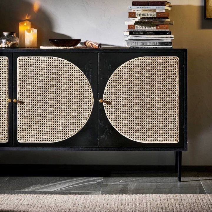 AUZO Modern Solid Wood Sideboard