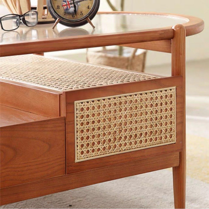ZHANG Modern Solid Wood Coffee Table