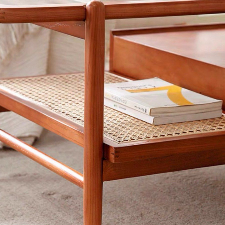 ZHANG Modern Solid Wood Coffee Table