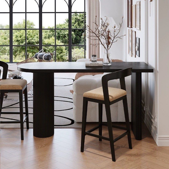 GINZA Modern Solid Wood Bar Table & Stools