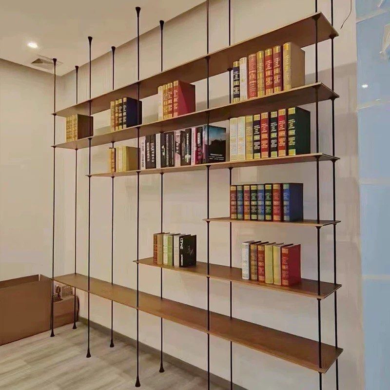 CORMAIN Modern Solid Wood Display Shelf