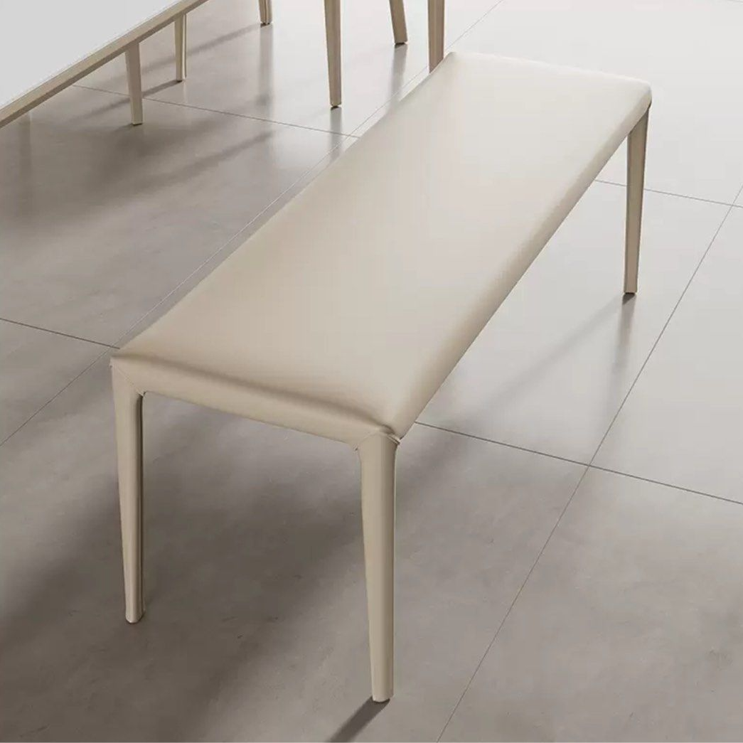 NELL Modern Leather Dining Bench