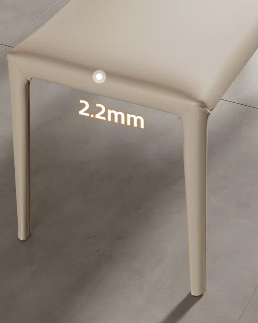 NELL Modern Leather Dining Bench