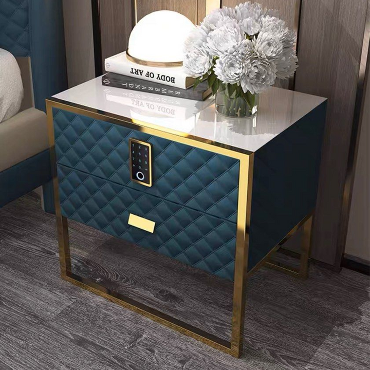 DARNELL Modern Digital Lock Side Table
