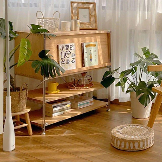 JALKE Solid Wood Accent Sideboard