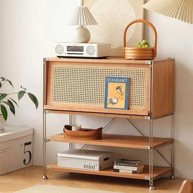 JALKE Solid Wood Accent Sideboard