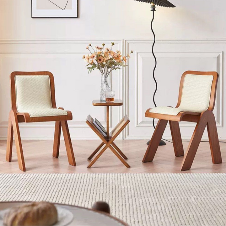 KALLARK Modern Leather Dining Chair - Radical Homes Singapore