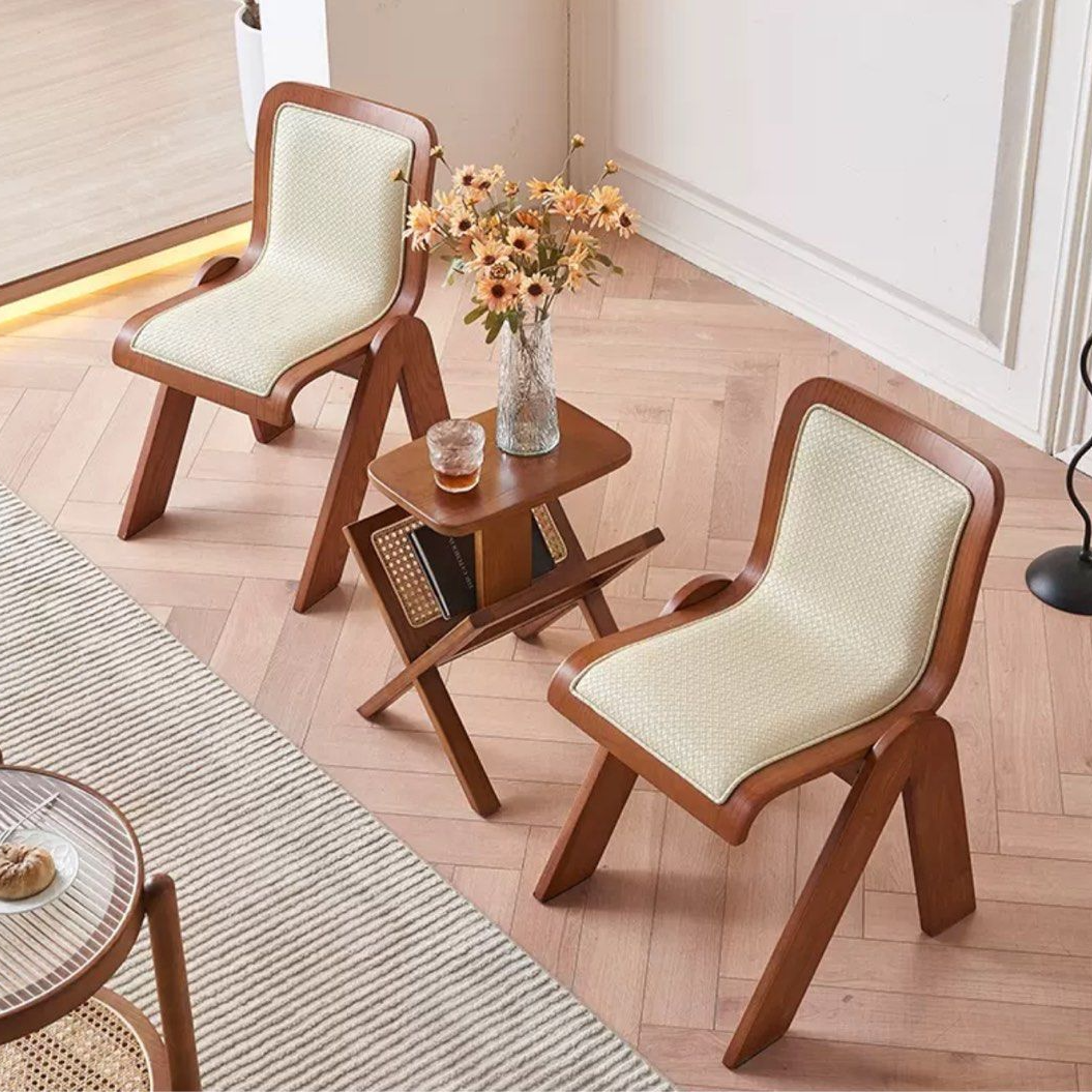 KALLARK Modern Leather Dining Chair - Radical Homes Singapore