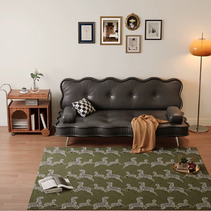 OLVENA Modern Leather Sofa Bed