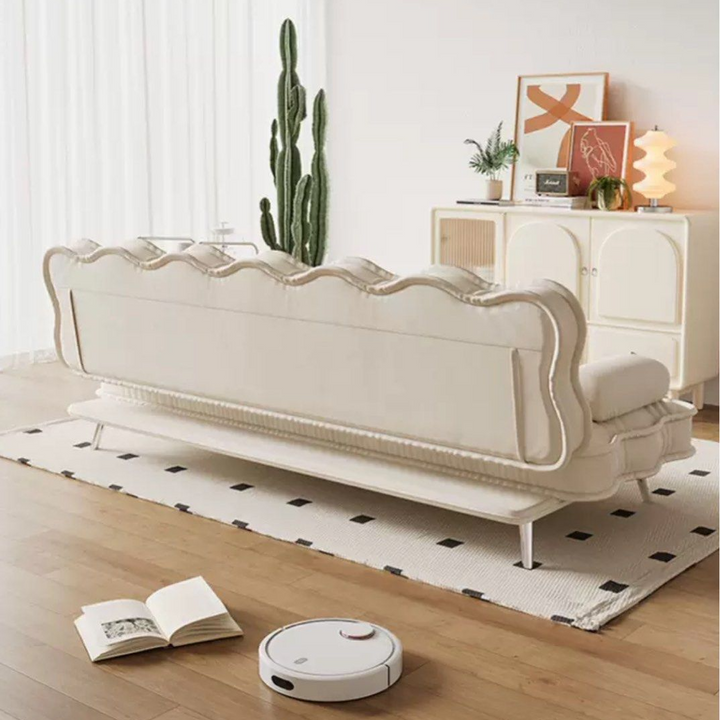 OLVENA Modern Leather Sofa Bed