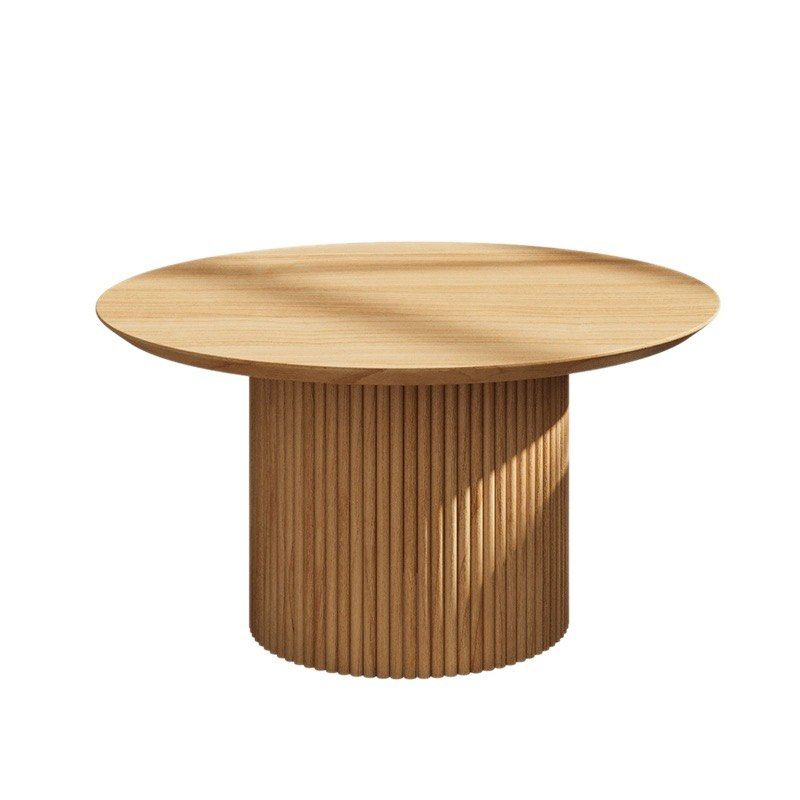 VITOR Solid Wood Round Coffee Table