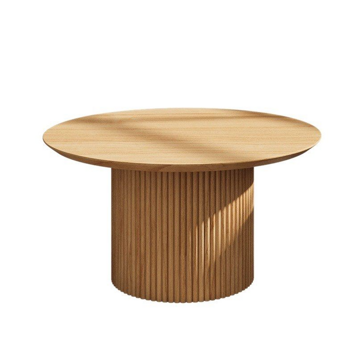 VITOR Solid Wood Round Coffee Table