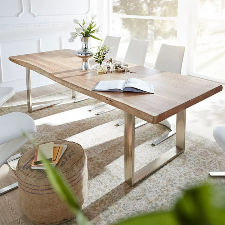 ROSADO Modern Solid Wood Dining/Study Table