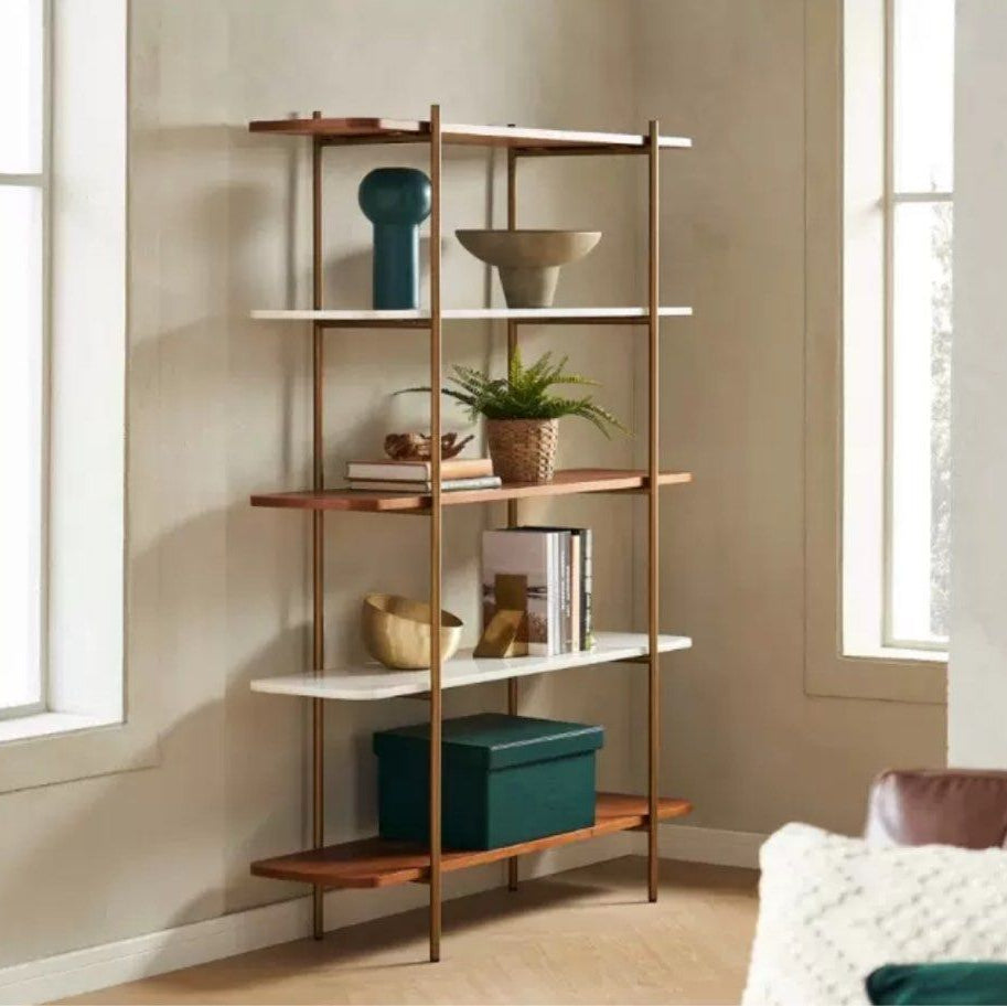 SAMIRE Modern Display Shelf