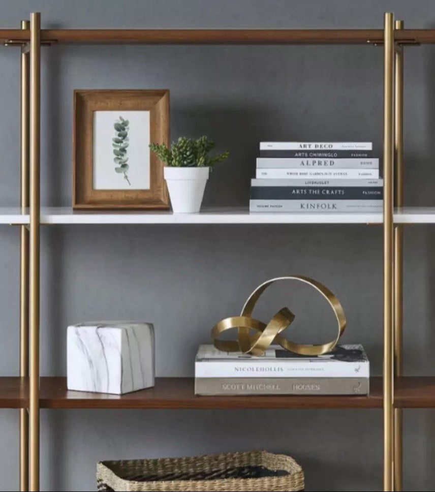 SAMIRE Modern Display Shelf