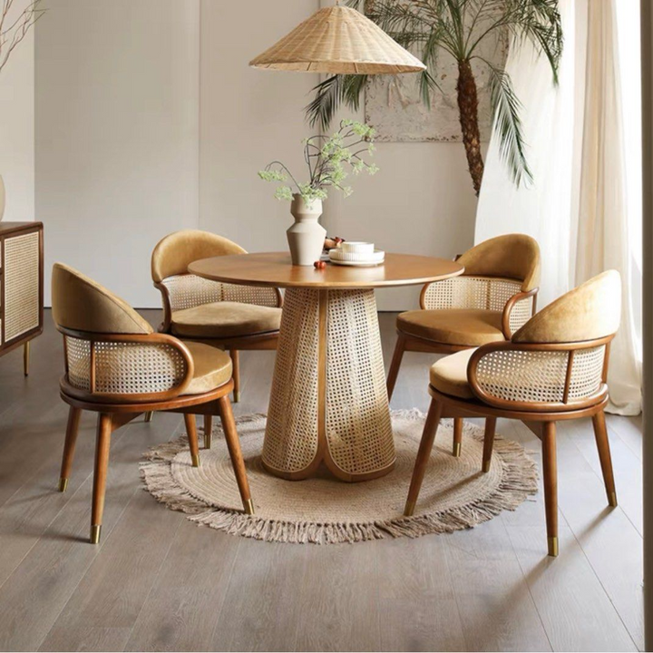 ALPHONSE Rattan Dining Table