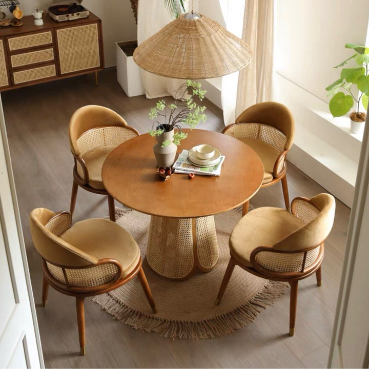 ALPHONSE Rattan Dining Table