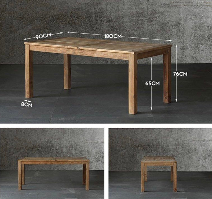 BARRETT Rustic Solid Wood Table