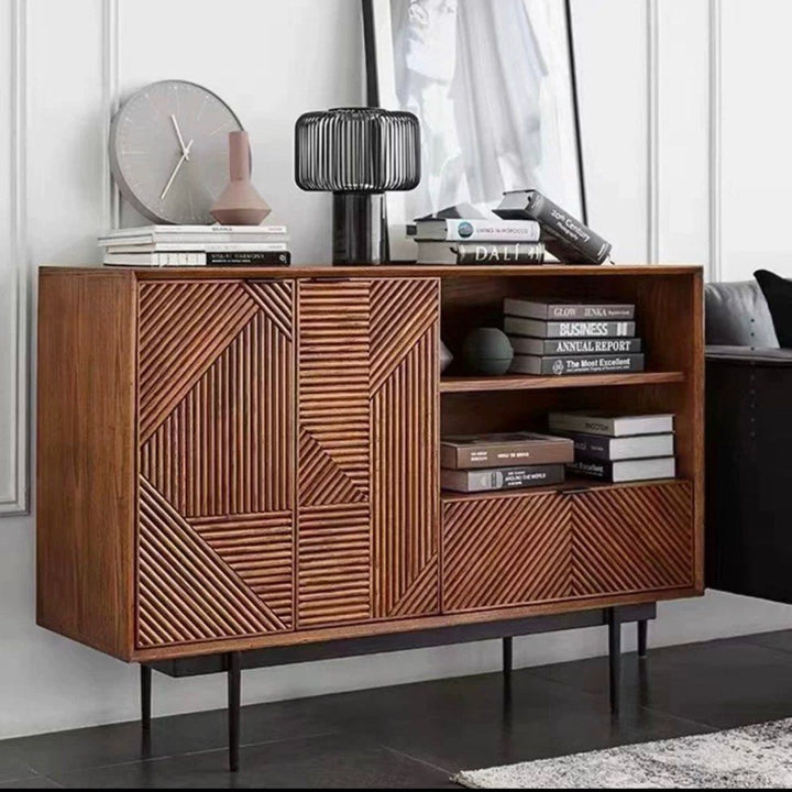 VERMON Modern Solid Wood Sideboard