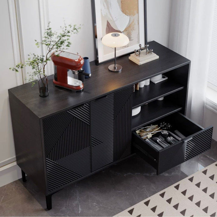 VERMON Modern Solid Wood Sideboard