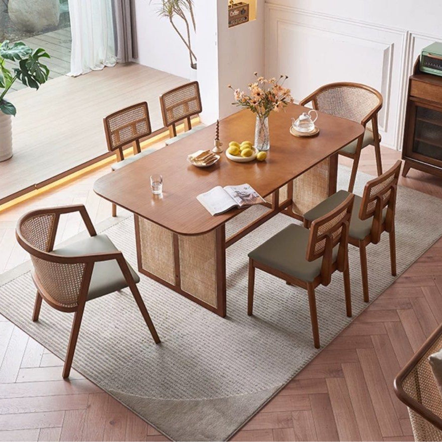 DECIA Japandi Rattan Dining Chair