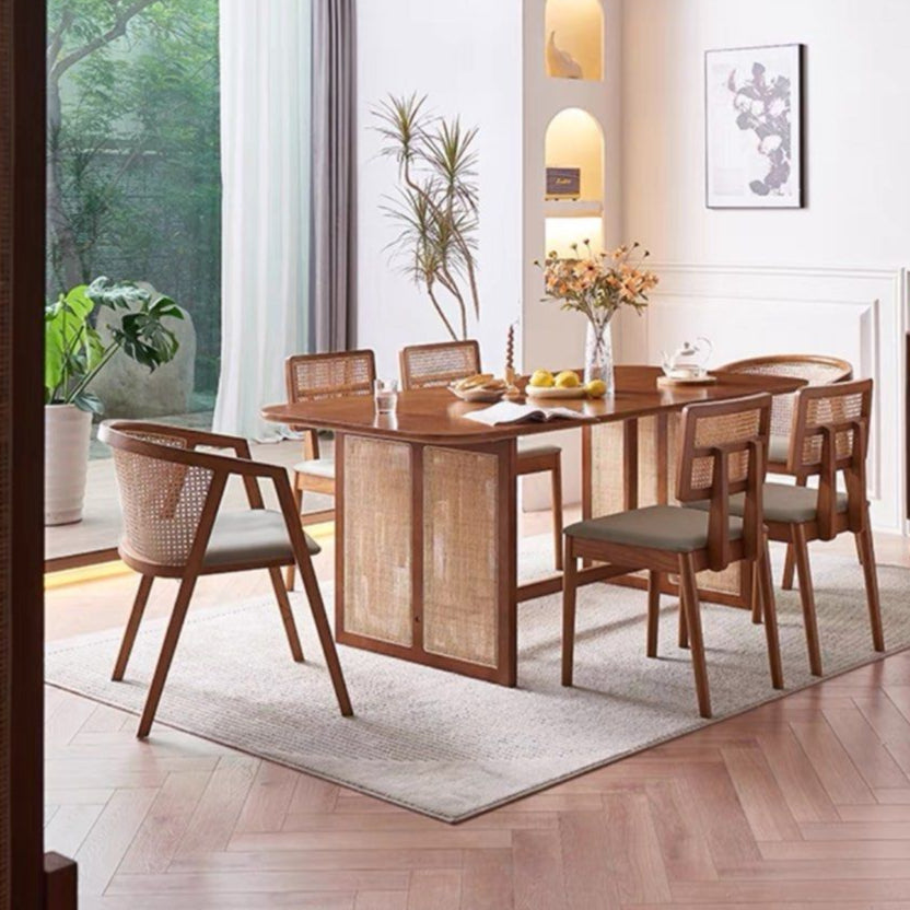 DECIA Japandi Rattan Dining Chair