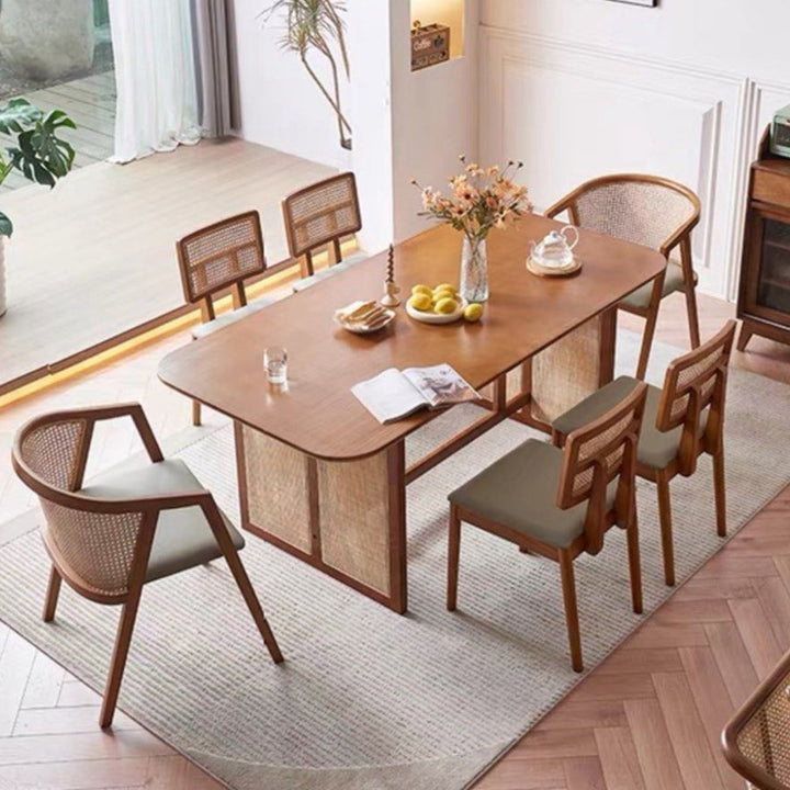 DECIA Japandi Rattan Dining Chair