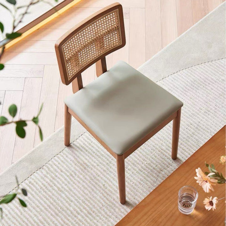 DECIA Japandi Rattan Dining Chair