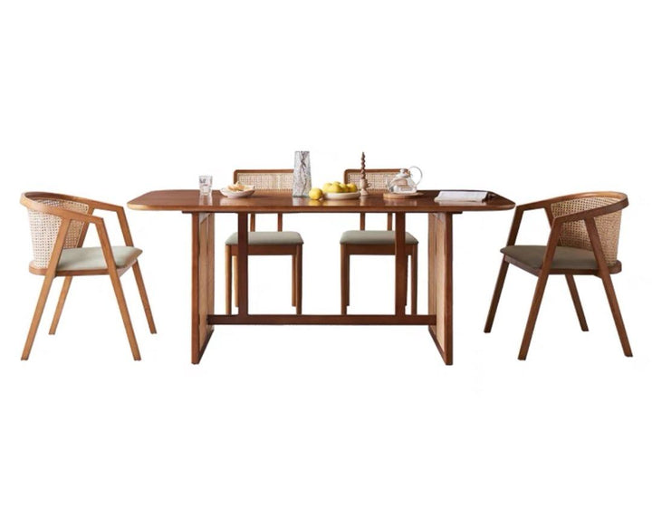 DECIA Japandi Rattan Dining Chair