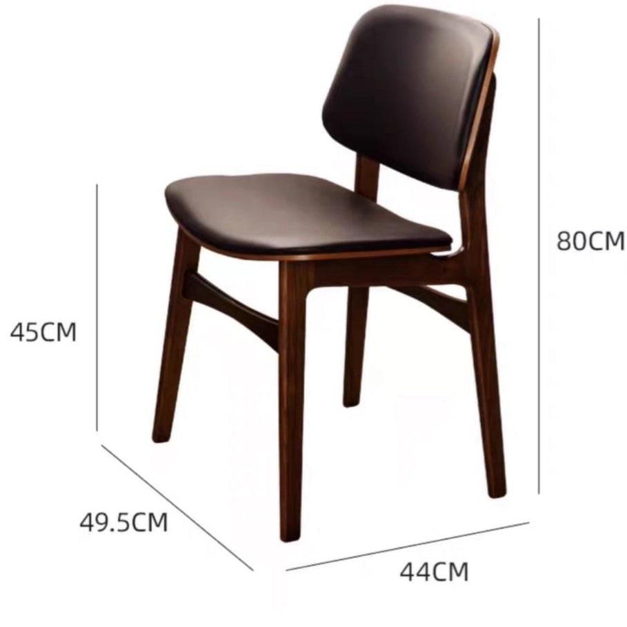 HELA Rustic Solid Wood Dining Chair - Radical Homes Singapore