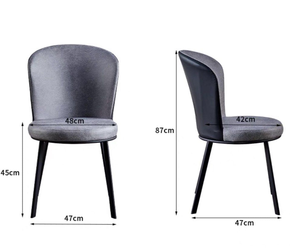 SABLINOVA Modern Leathaire Dining Chair - Radical Homes Singapore
