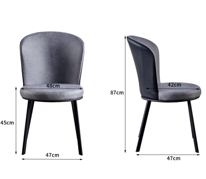 SABLINOVA Modern Leathaire Dining Chair - Radical Homes Singapore
