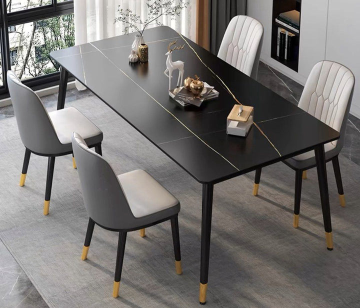THESSALY Modern Sintered Stone Dining Table Set