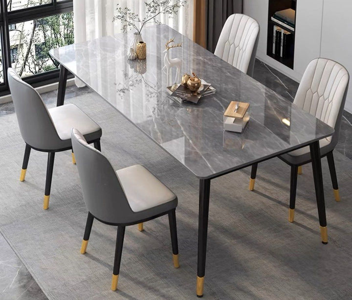 THESSALY Modern Sintered Stone Dining Table Set