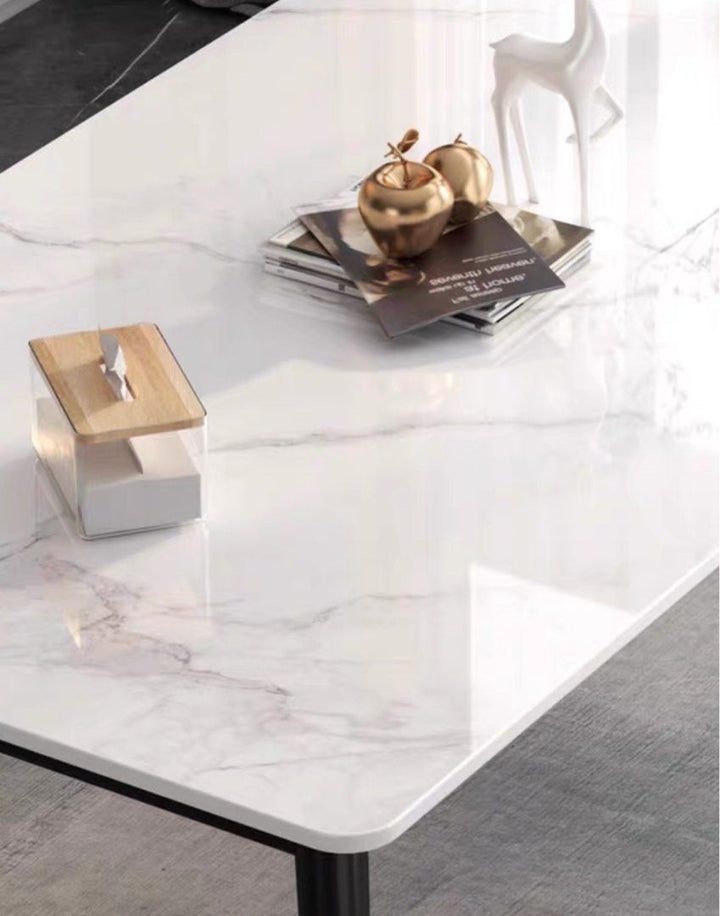 THESSALY Modern Sintered Stone Dining Table Set