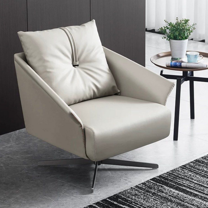 JETHRO Leather Lounge Chair