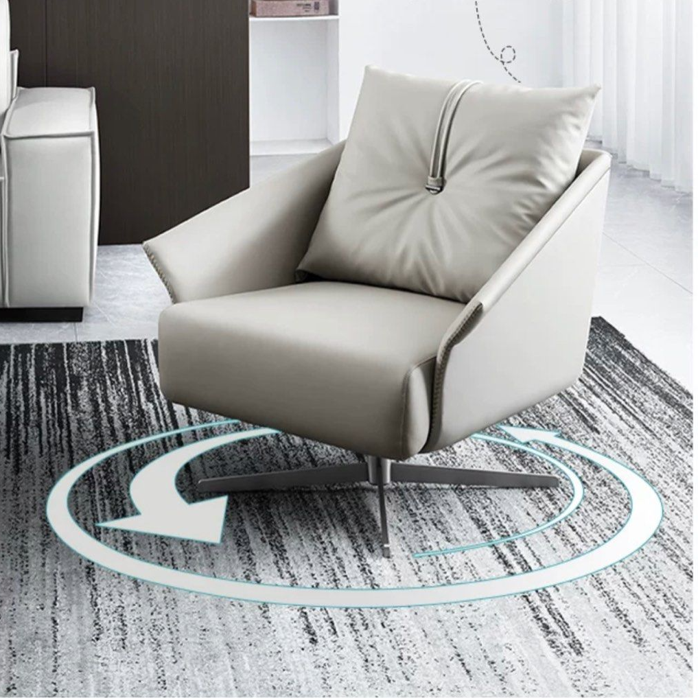 JETHRO Leather Lounge Chair