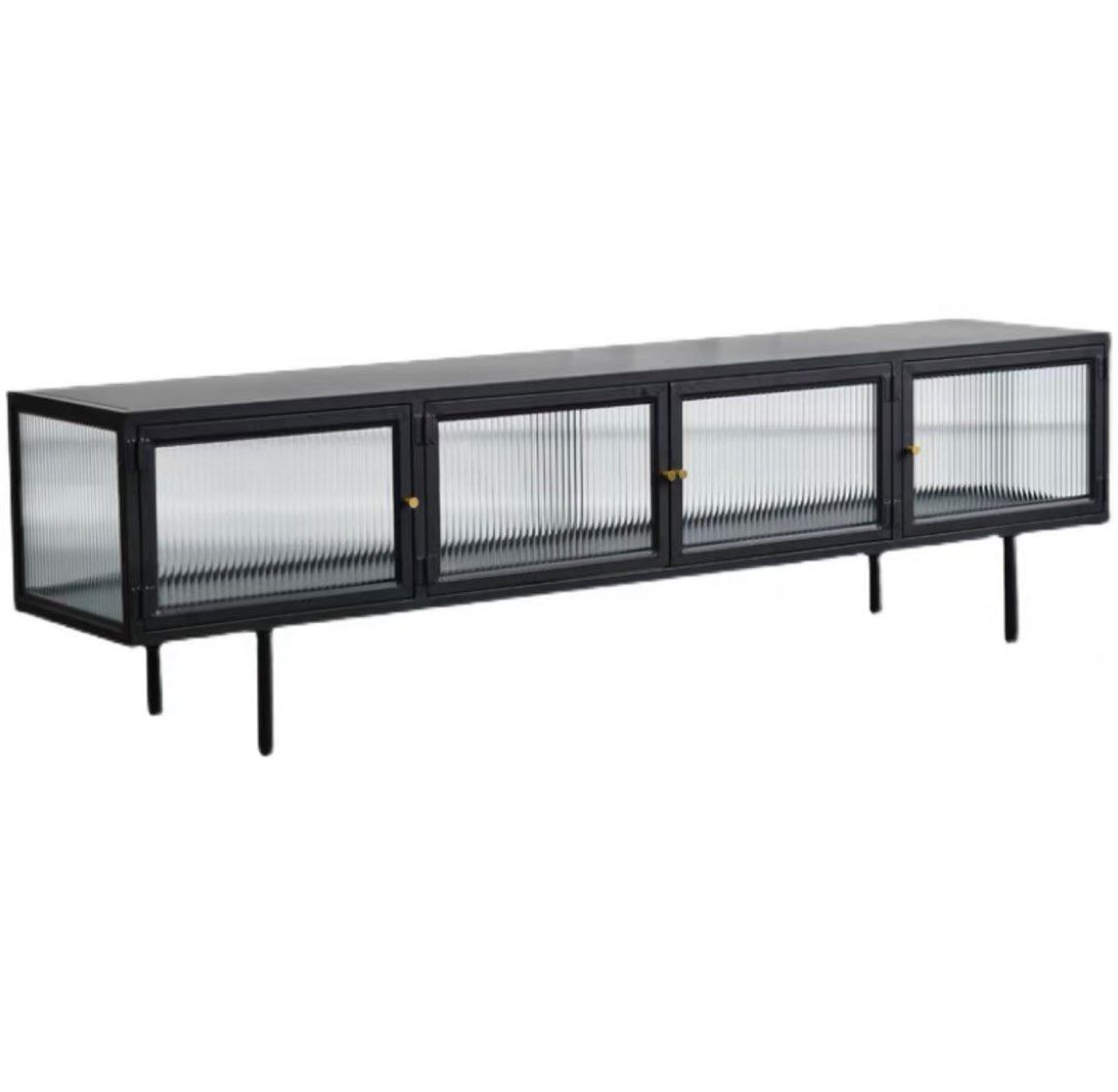 VIZLA Modern Glass TV Console