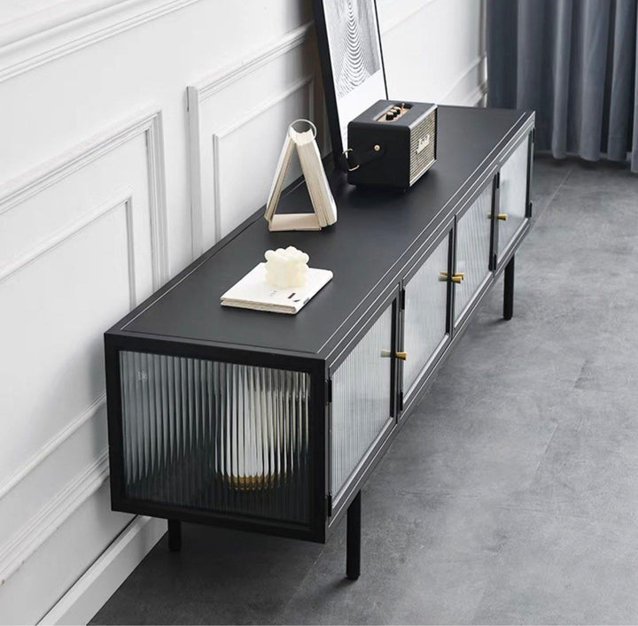 VIZLA Modern Glass TV Console