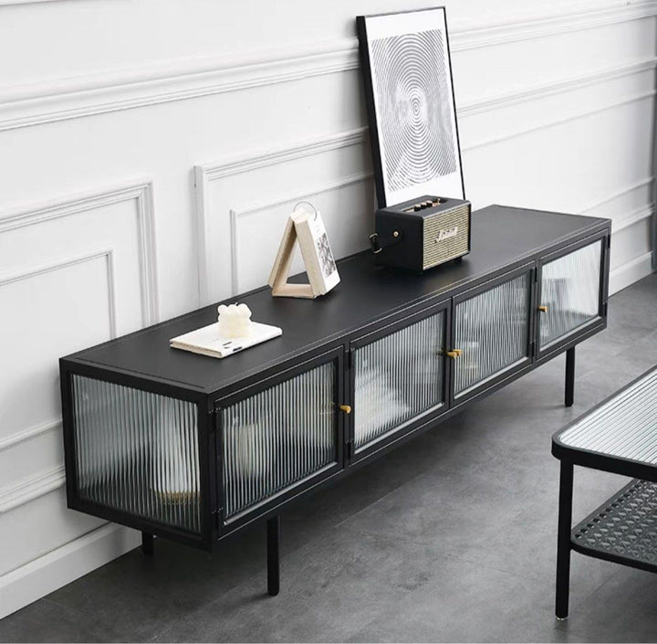 VIZLA Modern Glass TV Console
